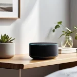 AI 기반 스마트홈 자동화 - **Prompt 1: A Serene AI-Powered Morning Routine**
A bright, peaceful morning scene inside a mode...